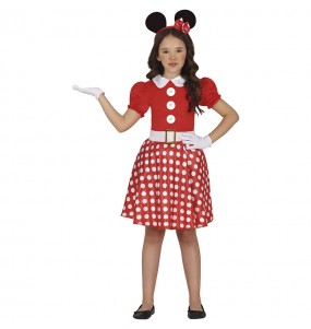 Costume da Topolino Minnie Mouse Fancy per bambina
