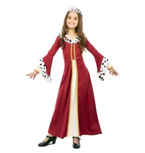 Costume da Principessa rossa deluxe per bambina