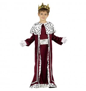 Costume da Re Magio Gaspare con mantello per bambino