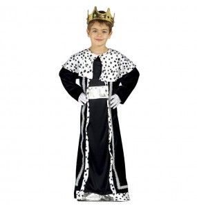 Costume da Re Magio Melchiorre con mantello per bambino