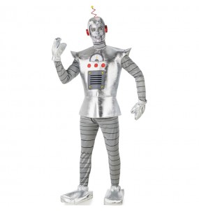 Costume da Robot argento per uomo