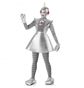 Costume da Robot d'argento per donna