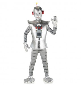 Costume da Robot d'argento per bambino