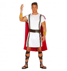 Costume da Romano con mantello per uomo