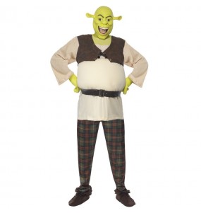 Travestimento Shrek Deluxe adulti per una serata in maschera del Medievo