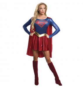 Travestimento Supergirl di Lusso donna per divertirsi e fare festa