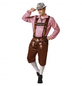 Costume da Tirolese Oktoberfest marrone per uomo