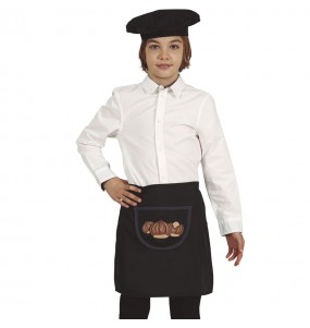 Costume da Venditore di castagne nero per bambino