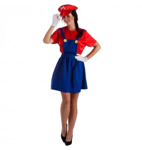 Costume da Videogioco Super Mario per donna