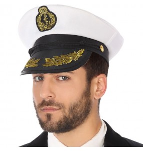 Cappello da capitano in barca per completare il costume