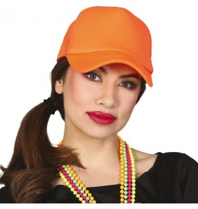 Cappello arancione neon per completare il costume