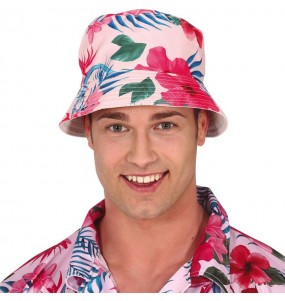 Cappello hawaiano con fenicotteri per completare il costume