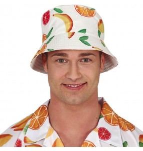 Cappello hawaiano con frutta per completare il costume