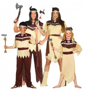 Costumi Indiani Cheyenne per gruppi e famiglie