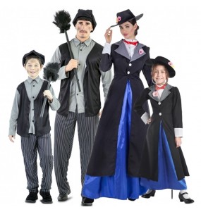 Costumi Mary Poppins e lo spazzacamino per gruppi e famiglie