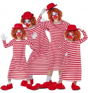 Costumi Clown della TV per gruppi e famiglie