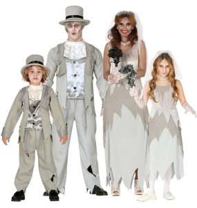 Costumi Fidanzati Fantasmi per gruppi e famiglie