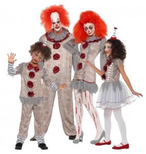 Costumi Clown Pennywise per gruppi e famiglie