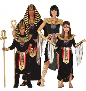 Costumi Egizi Neri per gruppi e famiglie