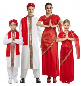 Costumi Stelle di Bollywood per gruppi e famiglie
