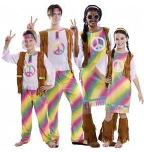 Costumi Hippies per gruppi e famiglie
