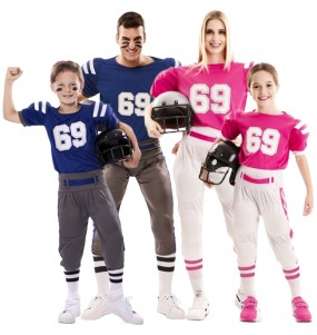 Costumi Giocatori di calcio del Super Bowl per gruppi e famiglie