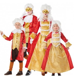 Costumi Luigi XVI e Maria Antonietta per gruppi e famiglie
