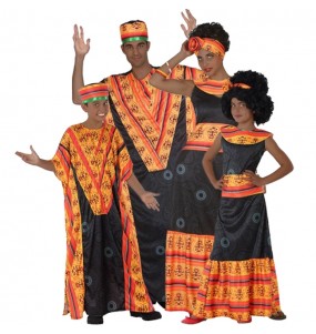 Costumi Africani per gruppi e famiglie