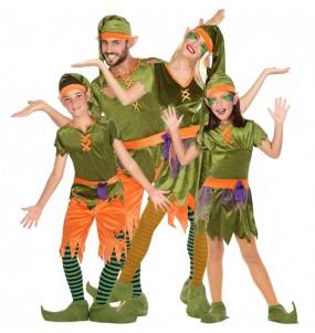 Costumi Elfi della foresta per gruppi e famiglie