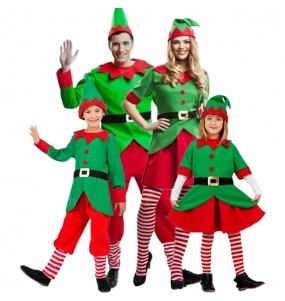 Costumi Elfi Natale Babbo Natale per gruppi e famiglie