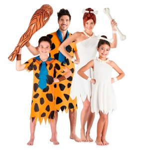 Costumi Flintstones di Bedrock per gruppi e famiglie