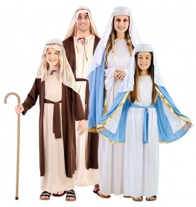 Costumi Vergine Maria e San Giuseppe per gruppi e famiglie
