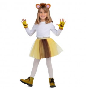 Kit costume da leone per bambina per completare il costume