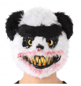 Maschera da orso insanguinata per completare il costume di paura