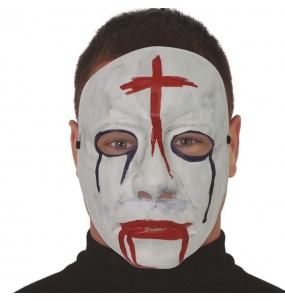 Maschera con croce La notte del Giudizio per completare il costume di paura