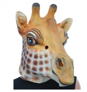 Maschera da giraffa in lattice
