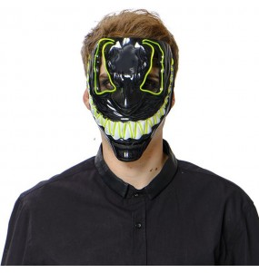 Maschera Mr. Evil con luce La Notte del Giudizio per completare il costume di paura