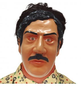 Maschera Pablo Escobar per poter completare il tuo costume Halloween e Carnevale