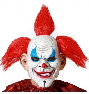 Maschera da clown malvagio per completare il costume di paura