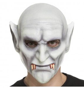 Maschera vampiro Nosferatu in lattice per poter completare il tuo costume Halloween e Carnevale