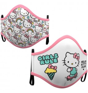 Mascherina Hello Kitty di protezione per adulti