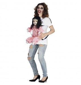Bambola zombie con movimento per completare il costume di paura