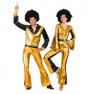 L'originale e divertente coppia di Ballerini disco dorati per travestirsi con il proprio compagno
