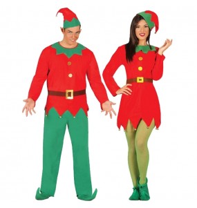 L'originale e divertente coppia di Elfi Babbo Natale per travestirsi con il proprio compagno