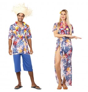 Costumi di coppia Hawaiani
