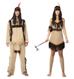 Costumi di coppia indiani americani