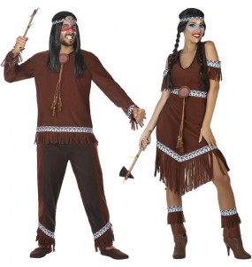 Costumi di coppia Indiani Apache