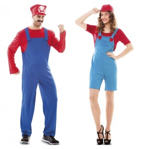 L'originale e divertente coppia di Mario Bros per travestirsi con il proprio compagno