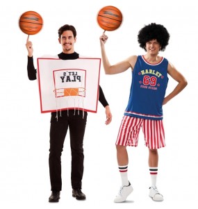 L'originale e divertente coppia di Giocatore NBA e Cesto basketball per travestirsi con il proprio compagno