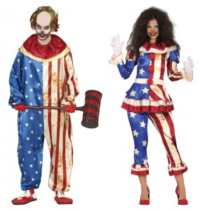 Costumi di coppia Pagliacci Patrioti